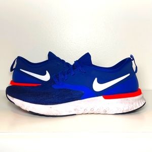 Mens Nike Odyssey React 2 Flyknit Running Trainers AH1015-400 Size 8